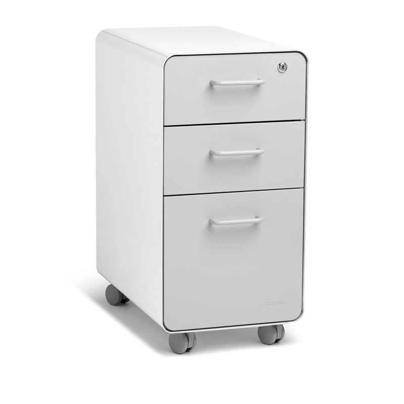 Poppin Slim Stow 3Drawer Vertical Filing Wayfair